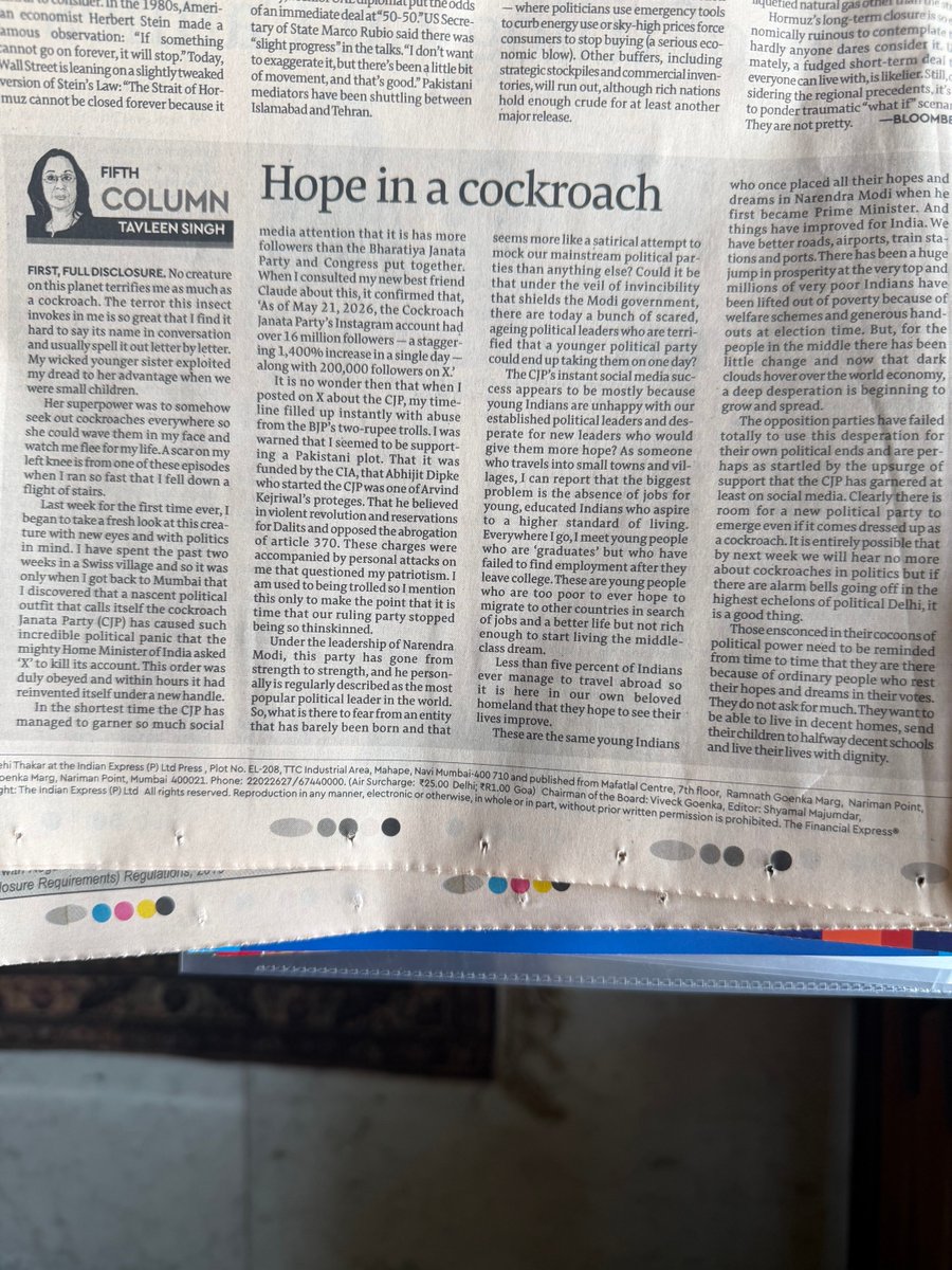 Tavleen Singh tweet media