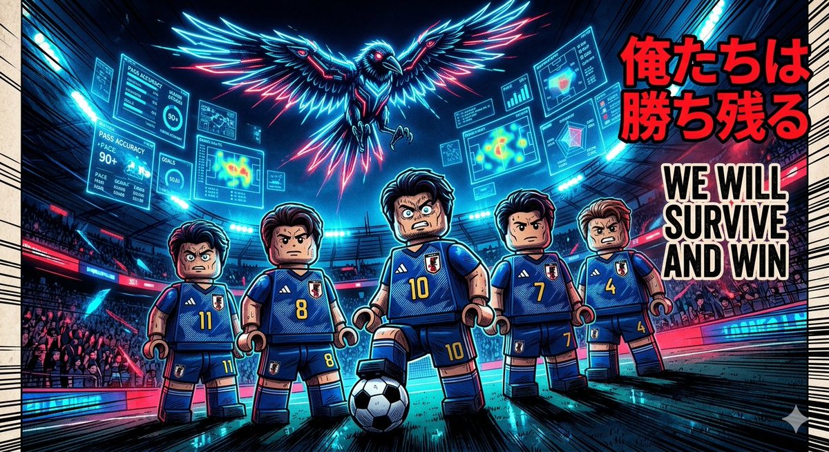 _yuanee's tweet photo. 近未来型サッカーで戦う侍ジャパンが見たい。
八咫烏よ、ゾーンに導いてくれ！

LEGOミニフィグで熱く表現してみた。
本物はもっとヤバいに決まってる。

#samuraiJapan  #ワールドカップ #ヤタガラス #FIFAworldcap  #bluelockmanga  #サッカー日本代表 #LEGO https://t.co/1NJLsubivk