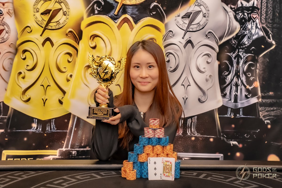 godsofpokerjp's tweet photo. Aphrodite's Event (Women's) 
優勝　Mayuka Inoue
2位　Mika Yamanaka　
3位　Sae Kubota

（敬称略）

ITMリストはコチラ↓↓↓　
https://t.co/AxXnCu4PzD
#GodsOfPoker #GOPIncheon2026 https://t.co/e19Zemf2BH