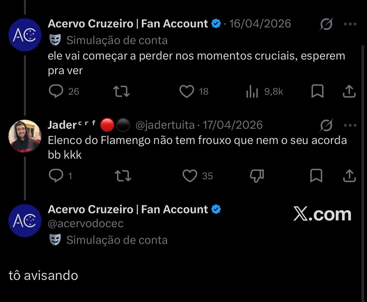 Acervo Cruzeiro | Fan Account tweet media