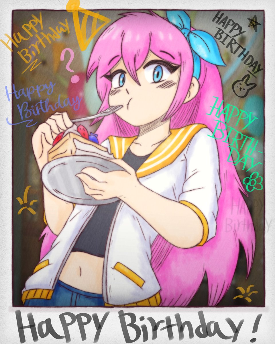 NRDX26's tweet photo. 🎉Happy Birthday Aubrey!
#OMORIFANART #omori https://t.co/Uo8CHbTZCH