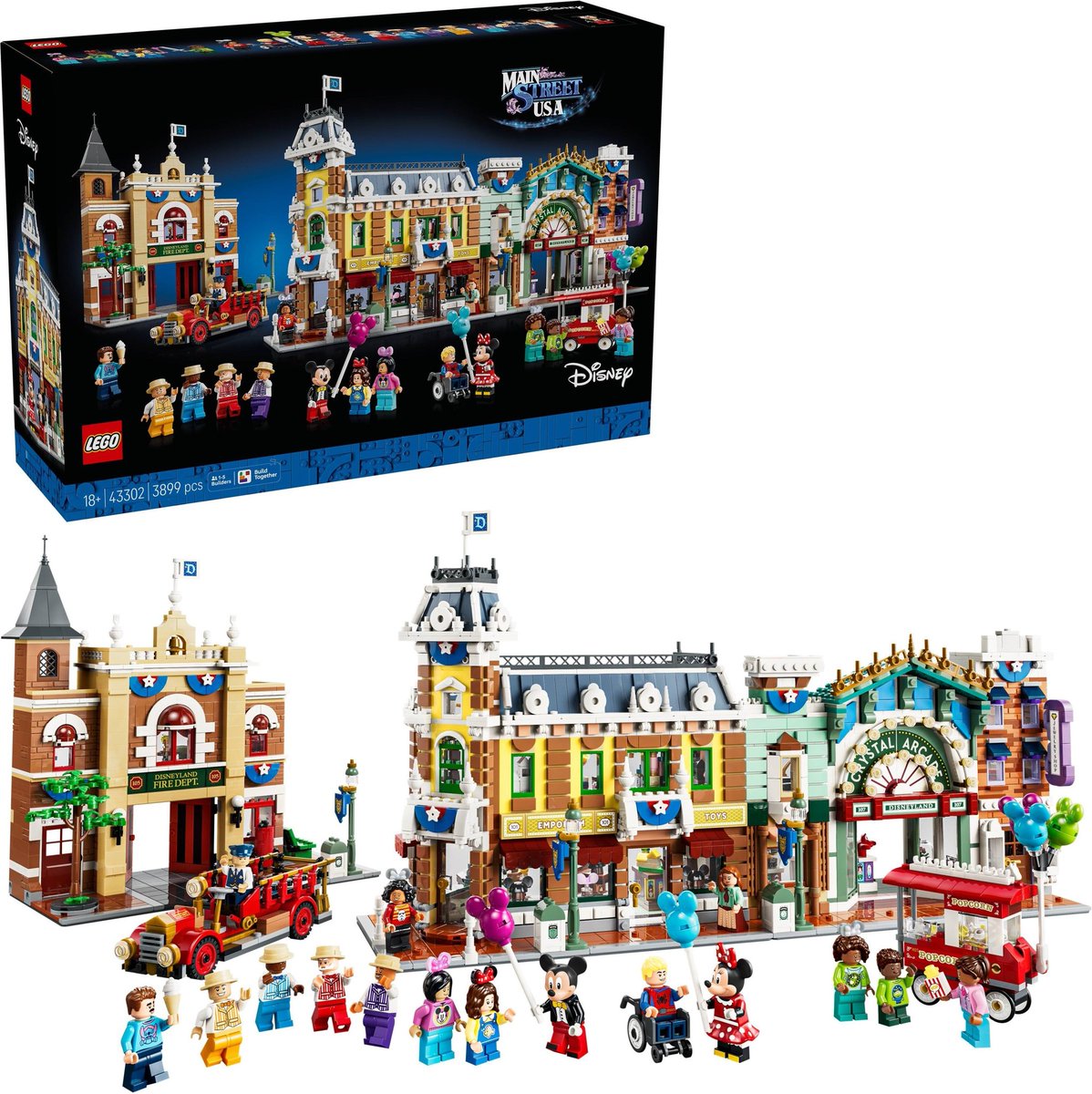 LEGONEWS3's tweet photo. LEGO Disney Main Street, U.S.A. Set Revealed! 

#MainStreetUSA #Disney #LEGO https://t.co/Tx4zQuu4So