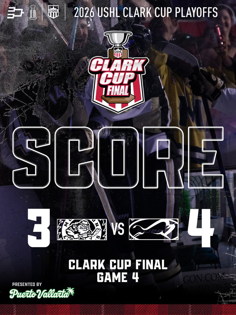 MuskegonJacks's tweet photo. Fought until the last possible second.
Back-to-back Eastern Conference Champions.
Congrats to the @sfstampede, and thank you for an incredible Clark Cup Final series.
#MKGHST #GetJACKD #ClarkCup #USHL #Hockey https://t.co/9R9uTcb17D