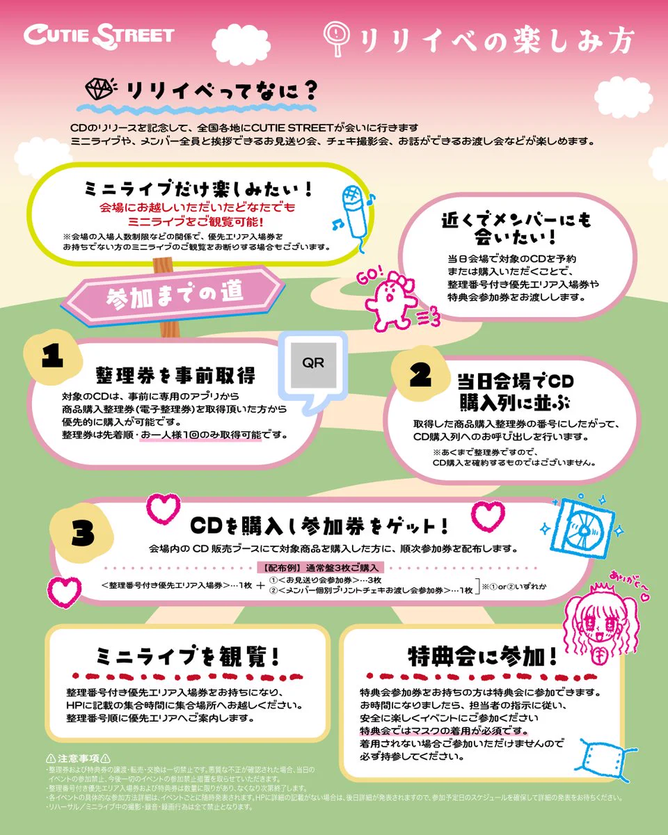 younite ユナイト リリイベ 特典券 2ショット撮影会参加券 CUTIE STREET【Official】 on X: 