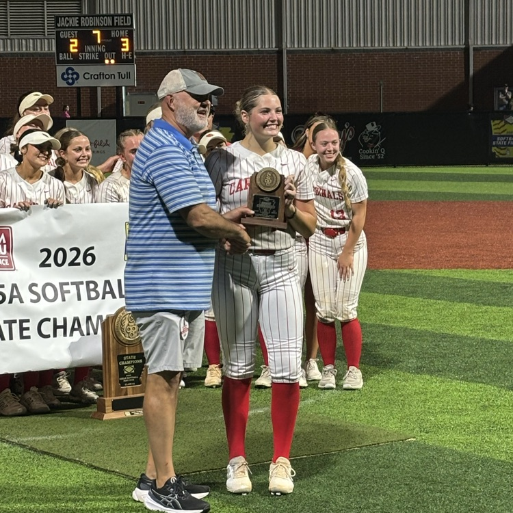 CardAthletics's tweet photo. How bout your 5A State Softball Champions! Congrats to Coach Shirey and his ladies! #CardinalNation https://t.co/nl5FIO97MS
