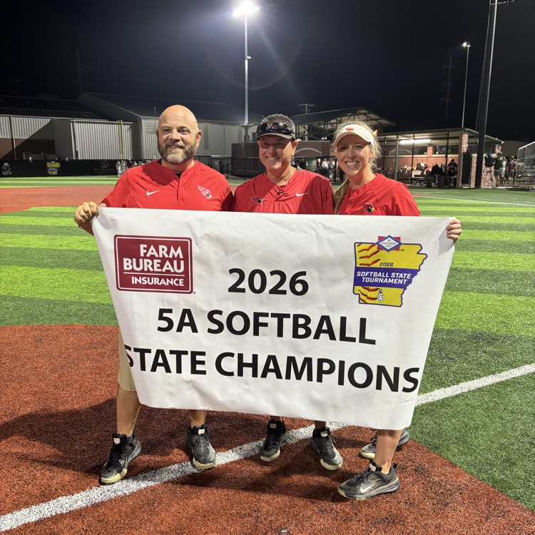 CardAthletics's tweet photo. How bout your 5A State Softball Champions! Congrats to Coach Shirey and his ladies! #CardinalNation https://t.co/nl5FIO97MS