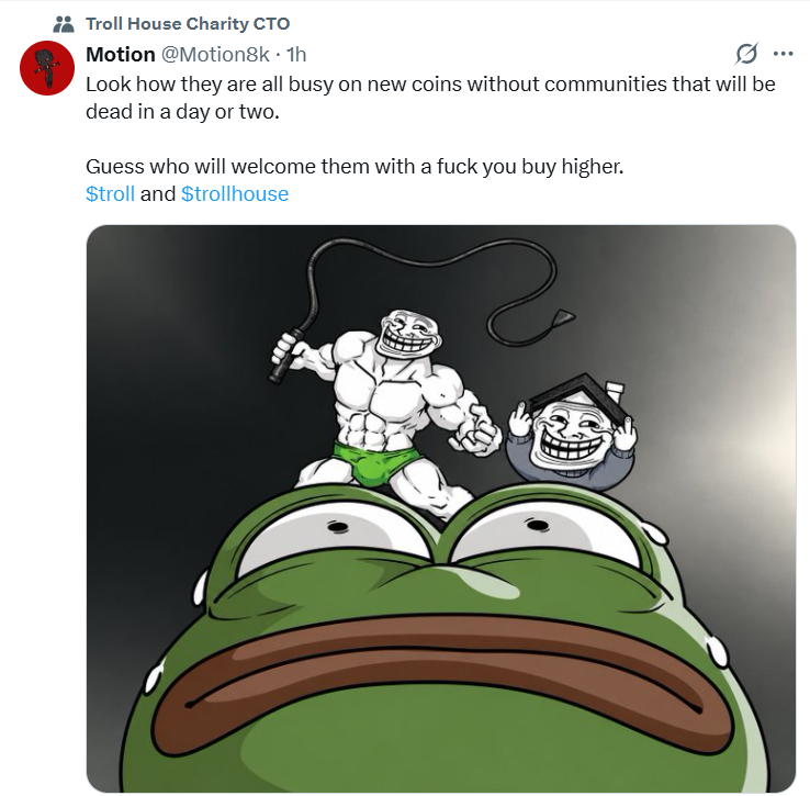 TrollHouseSol_'s tweet photo. Look at how they constantly steal our drawings and steal Chillhouse videos, then use AI to edit the roof. How can a community full of thieves possibly succeed? Even the character designs in their recent videos were stolen, because their original AI designs are terrible. https://t.co/j6p3nocQ6a
