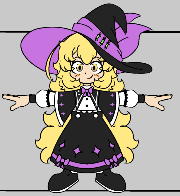 EmojiWatermelon's tweet photo. Marisa and Reimu 2D designs by lovely @ExplosionMage! https://t.co/YyFZjulYmy