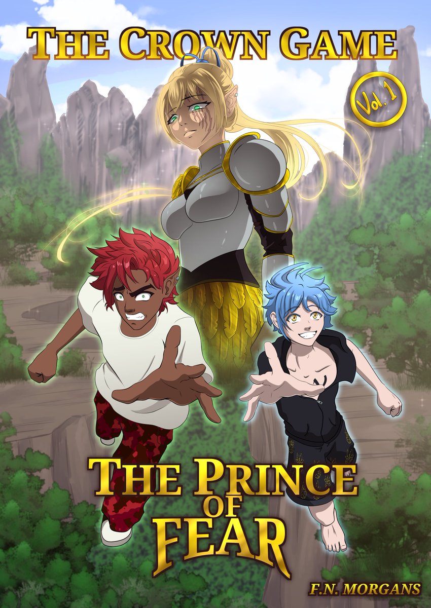 FNMorgans's tweet photo. Chapter 60 of #TheCrownGame👑 is out now on Wattpadd and Royal Road!

The final arc of Vol. 1 begins today! 🌩️💥
@royalroadl: https://t.co/VVUPpRUMOx
@wattpad: https://t.co/YsA4bVP37H

Thank you to Kitsuneyart on Vgen for the new cover!

#Dragons #Elves #Magic #ProgessionFantasy https://t.co/TYg2Pi8YkZ