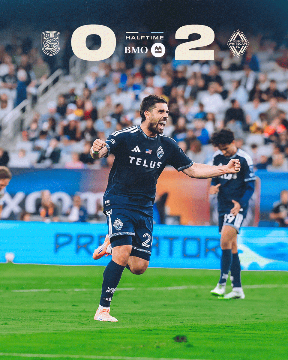 WhitecapsFC's tweet photo. Great start! Let's keep it going! 🌟

#SDvVAN | @BMO https://t.co/wRy4TPDmzt