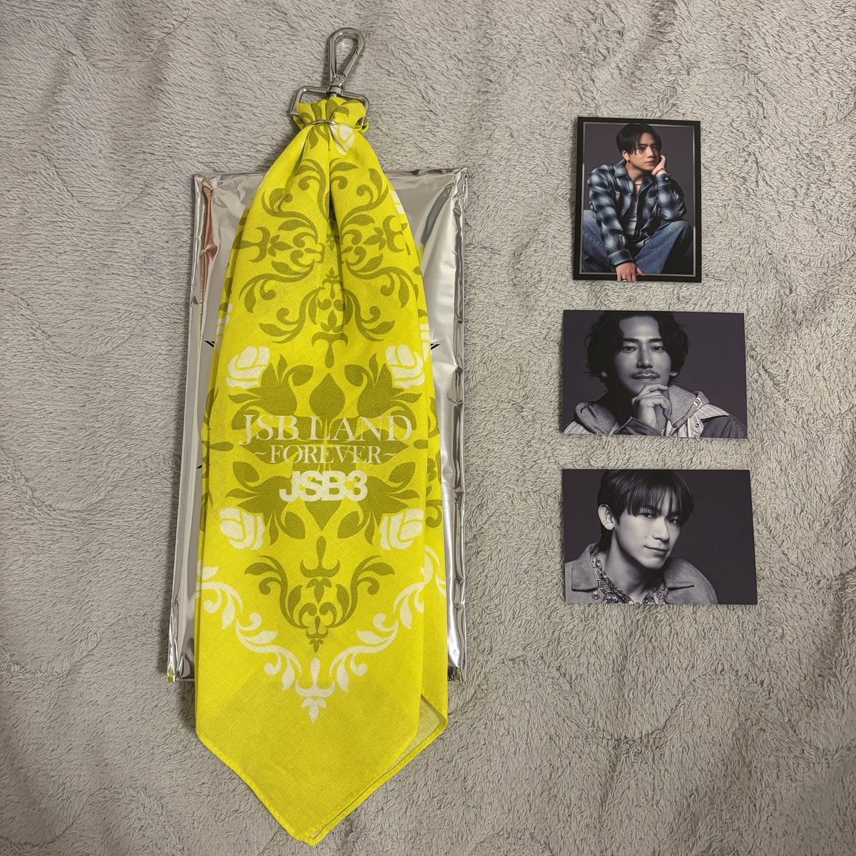 hrk_03218's tweet photo. 三代目 JSOUL BROTHERS LIVE TOUR 2026
" JSBLANDFOREVER " 三代目 jsb フォトカ バンダナ グッズ 交換 買取

譲）登坂広臣 NAOTO NAOKI ELLY

激求）今市隆二

8/9(土) バンテリンドームに参戦します🌈
現地交換、または郵送交換できる方がいましたらご連絡ください🙇‍♀️

#jsblandforever https://t.co/UjxMMAsxdF