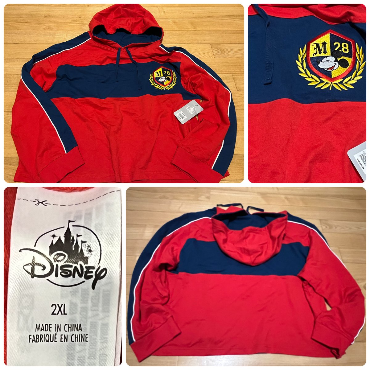 TeriE's tweet photo. NEW #DisneyStore Womens 2XL #MickeyMouse Shirt w Hood #CottonBlend RED BLUE NEW NWT #DisneyParks
https://t.co/XNLO2cN5wv
#disneyfashion #disneyclothes #disneyrugby #disneycolorblock #disneyshirt #disneyclothes #womensXXL #MickeyFashion #mickeystyle #mickey1928 #disneystyle https://t.co/vbUtvvTW7W