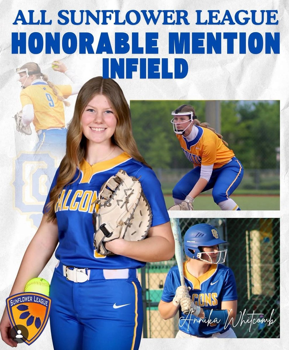 teamkansashall's tweet photo. Way to go to our first baseman! 💪🏼🥎 @AnnikaWhitcomb https://t.co/fGleGYCDZc