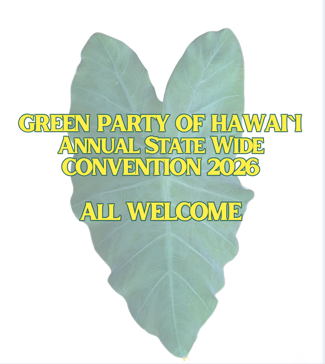 Green Party Hawai'i🌺 tweet media