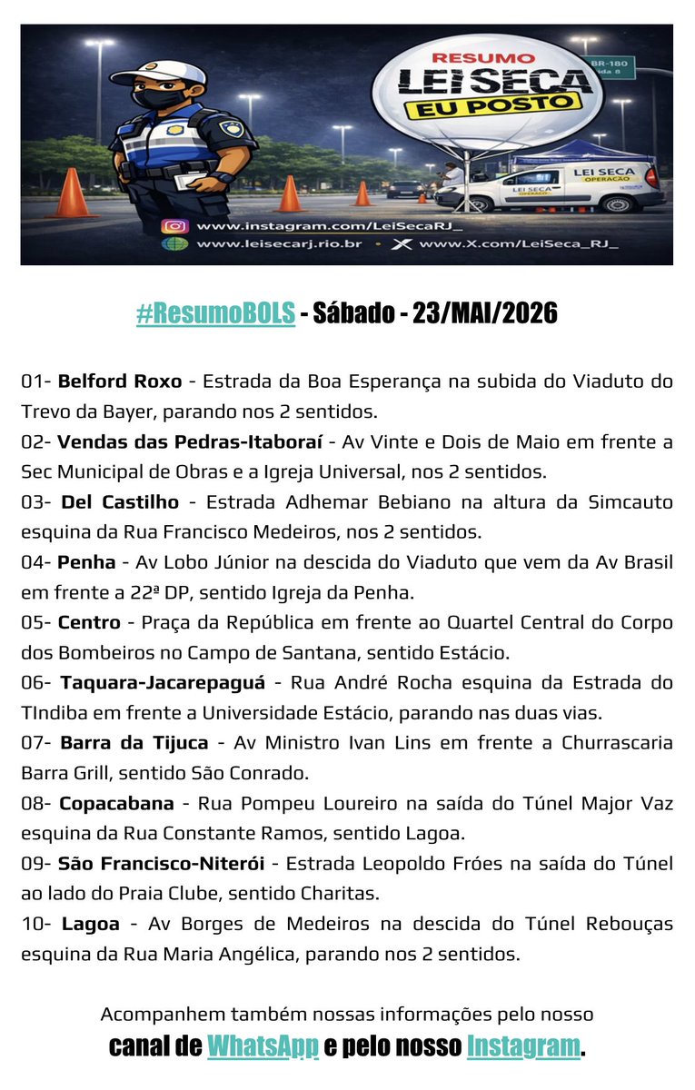 Se Liga no Trânsito RJ tweet media