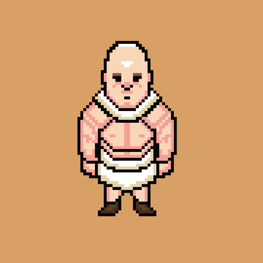 HEATHENCOMICS's tweet photo. https://t.co/OmgSX7YlhZ 

Character design of the Paesant, for 2D game AKHETATEN
#pixelart #illustration #gamer #character https://t.co/BcEcGSajac