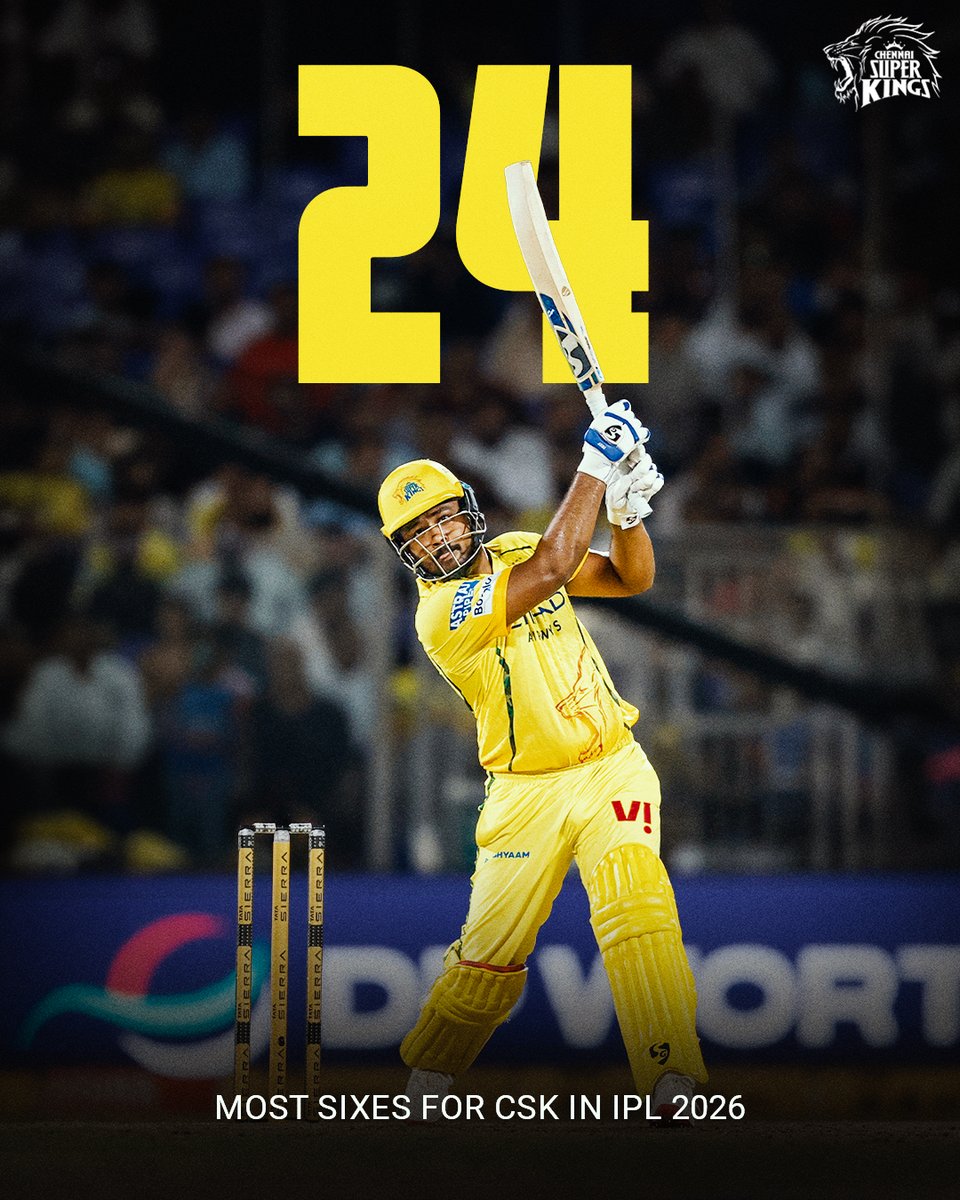 ChennaiIPL's tweet photo. Season of Chettan with the bat! 🏏 

#WhistlePodu #StatTheWhistles https://t.co/RfhpvP1RCG
