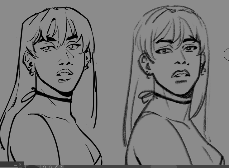 coelapso's tweet photo. the way changing the type of brush affects me is absurd i think https://t.co/ylIOvD3sXL
