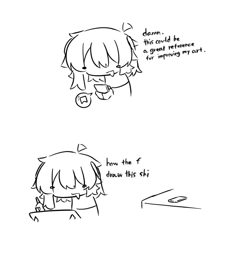 skKAZU1's tweet photo. how I never grow as an artist https://t.co/S6fxPGOwIv