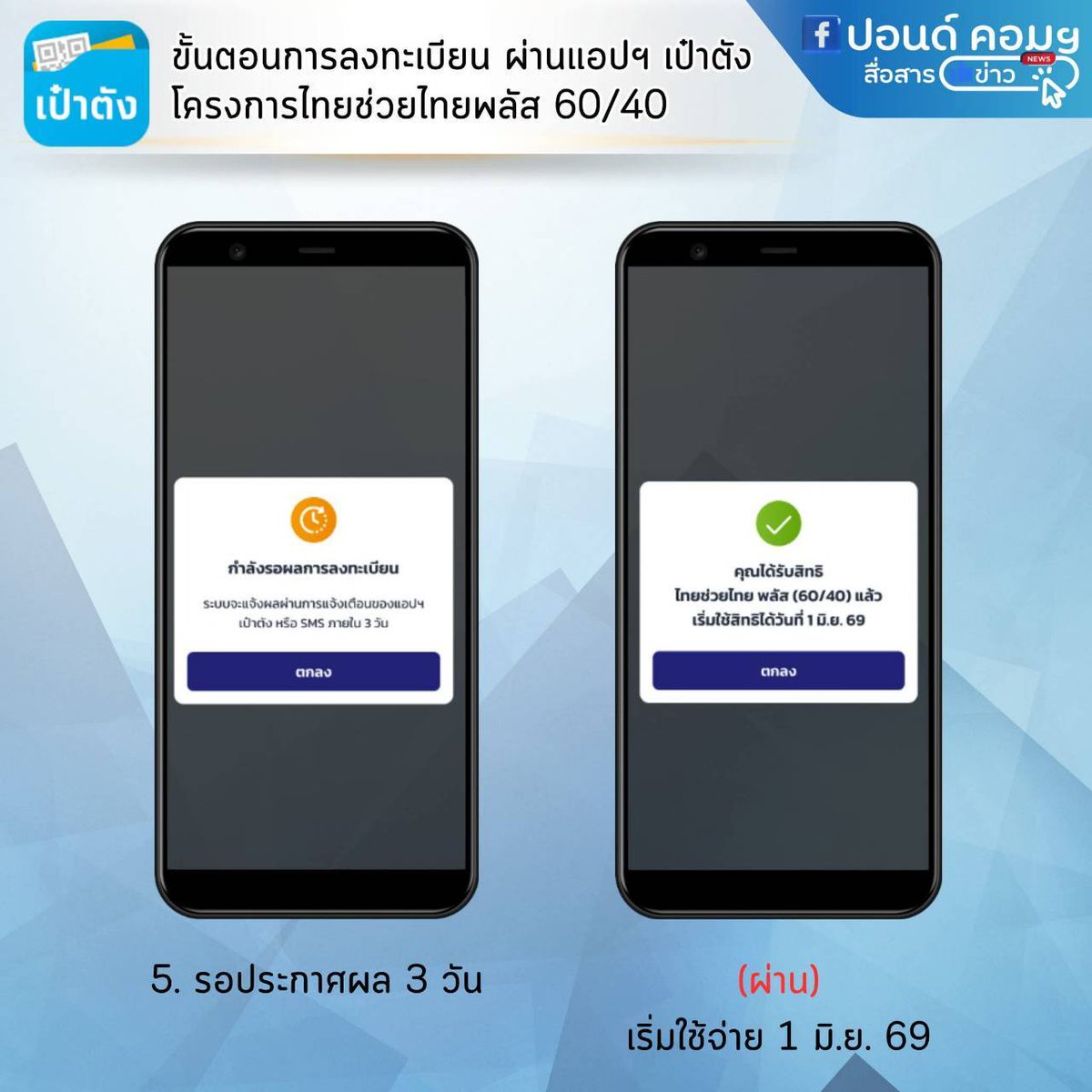 jigabphoto's tweet photo. *ตั้งปลุก* พรุ่งนี้ 6.00 ลงคนละครึ่งนะคะ อย่าลืมอัปเดทแอปก่อนถึงเวลา
ขอบคุณภาพจากเพจด้วยฮะ 
#ไทยช่วยไทยพลัส #เป๋าตัง #คนละครึ่งพลัส https://t.co/RSKUiDxJCD
