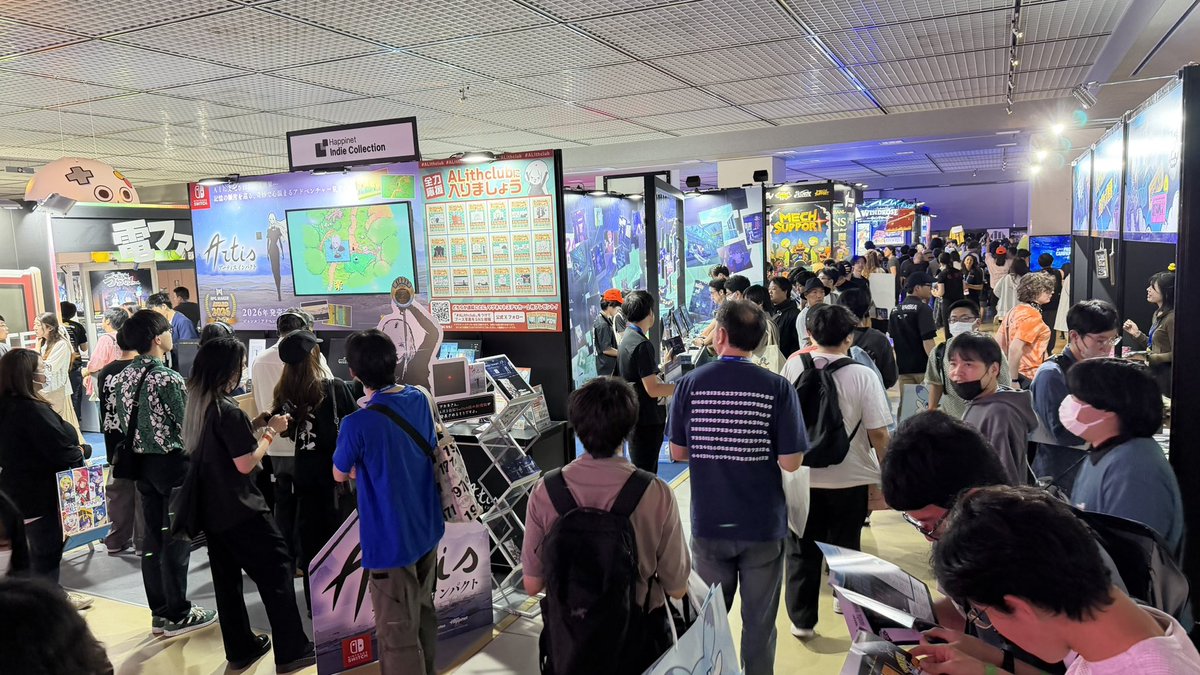 KamiEna_Game's tweet photo. 「BitSummit PUNCH」最終日ッ
めちゃめちゃ盛り上がっております🔥 https://t.co/u3s71w7Hkx