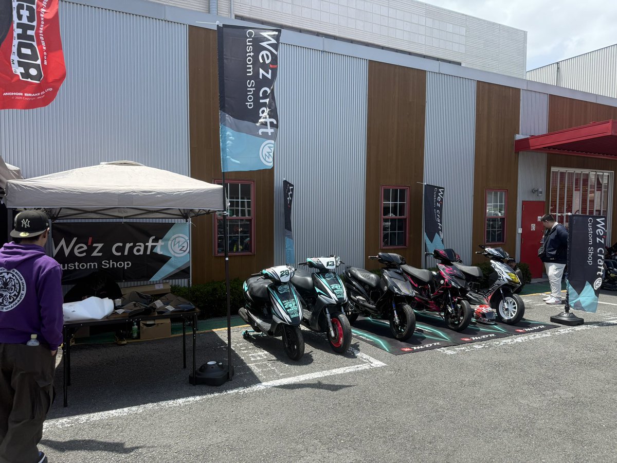 wezcraft's tweet photo. ALL☆STAR KTC スクーターミーティング✨
出店しております💪
15時までイベントしておりますので、是非お越しください！

KTC ものづくり博物館

京都府久世郡久御山町佐山新開地128番地 https://t.co/ULwKzt88tO