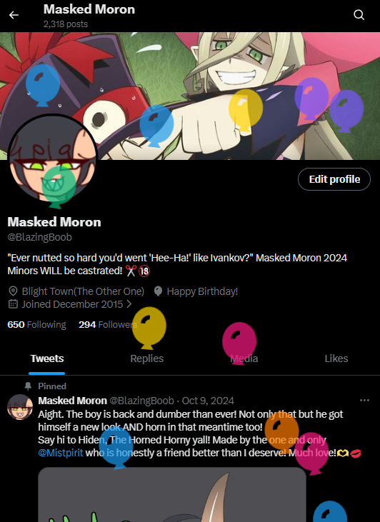 Masked Moron tweet media