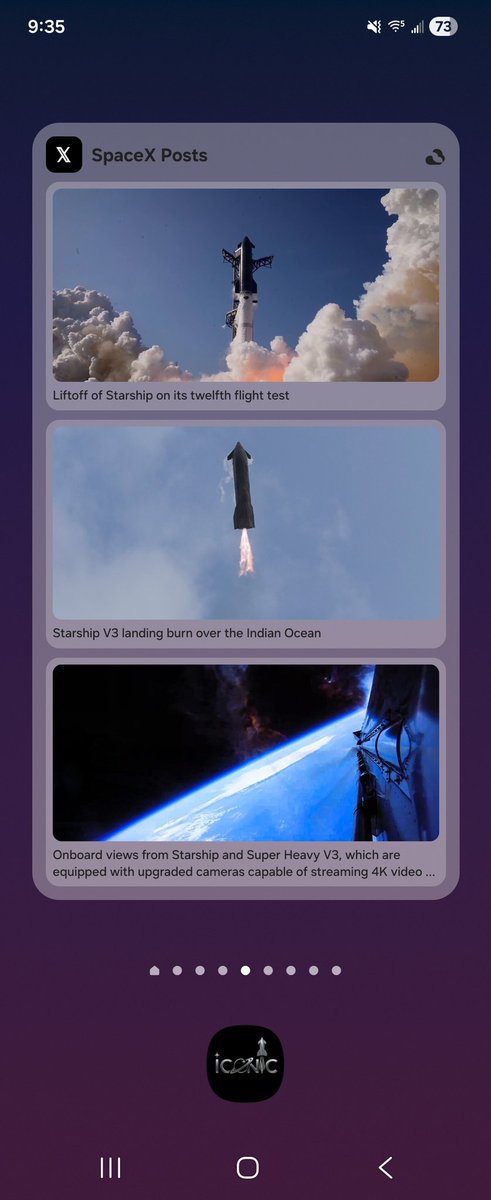 JaneidyEve's tweet photo. I built the app I always wanted: ICONIC 

It features cosmic widgets that slap space news & astronomy facts right on your homescreen, plus cool icons & wallpapers –'cause aesthetic.

Now I need 14 beta testers who are willing to:

- Install on an Android phone/tablet & use it for 14 days straight.
- Add at least 2 widgets + a theme, then tell me if it runs smoothly on your homescreen. 
- Leave them on your homescreen for 14 days.
- Click every button like a maniac to help me squash bugs.

Your phone’s about to get ICONIC. Who’s in?