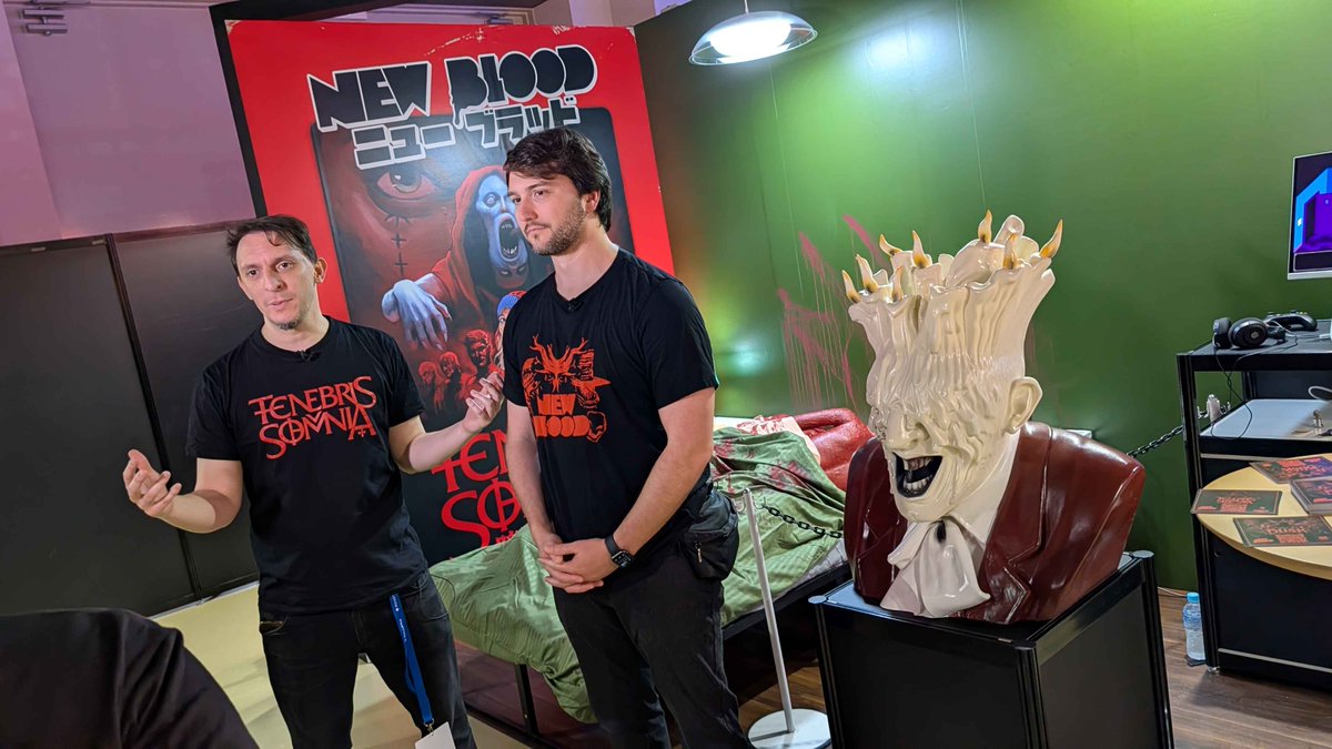 NewBlood's tweet photo. @TenebrisSomnia and Dungeons of DUSK at #BitSummitPUNCH https://t.co/w5plZGf4jr
