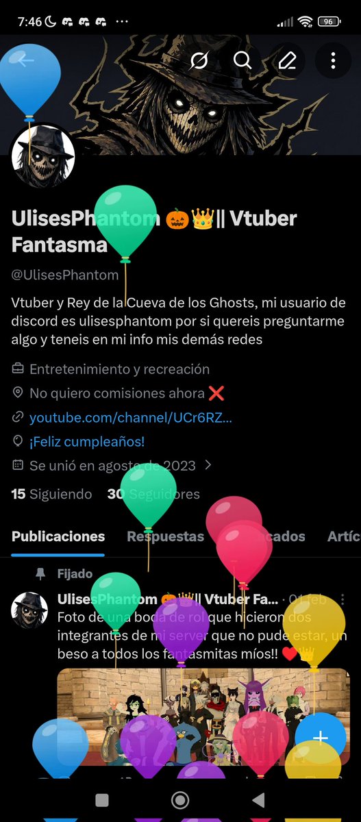UlisesPhantom 🎃👑|| Vtuber Fantasma tweet media
