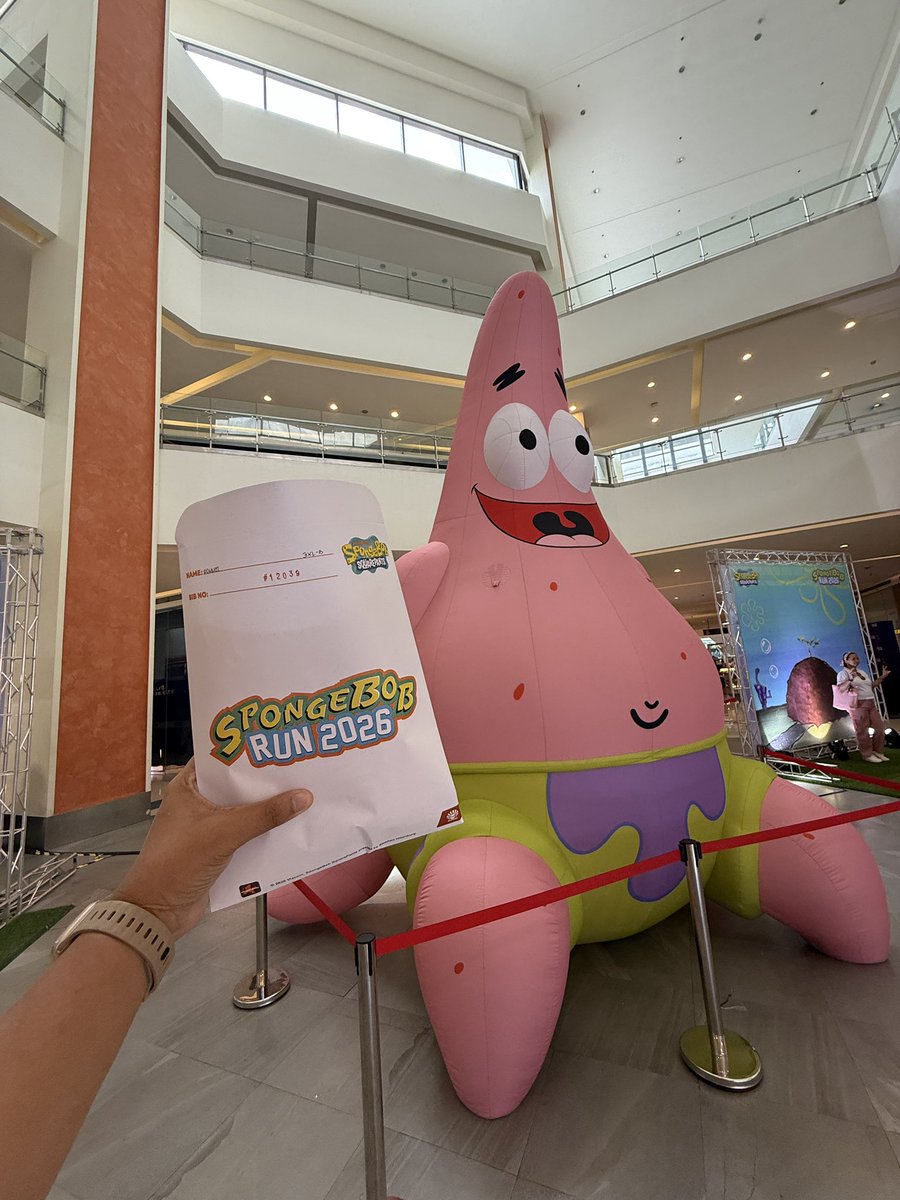 MightyBankerX's tweet photo. See you next weekend, SpongeBob and Patrick 💛🩷 #SpongebobRun2026 https://t.co/AEdaHTbiUW