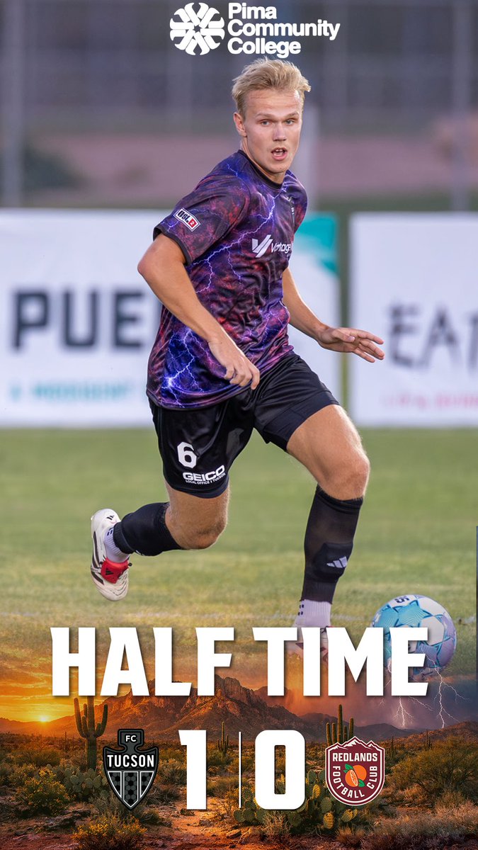 FCTucson's tweet photo. FC Tucson is up at the half! 

#ItStartsinTucson https://t.co/18S8F29cXC