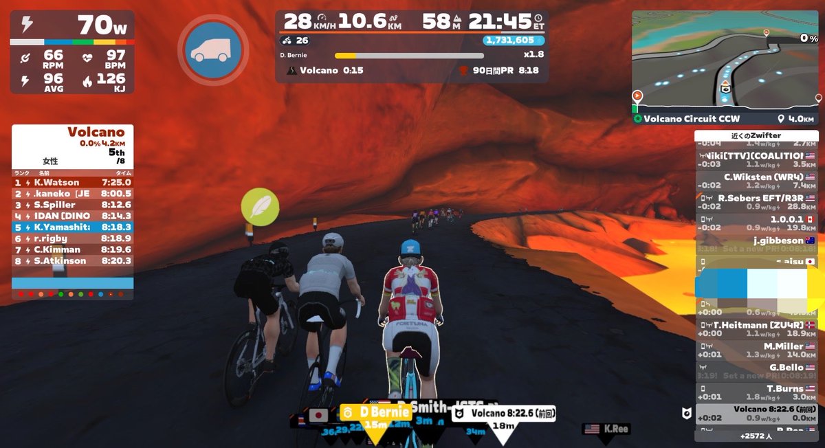 kaz_yamaster2's tweet photo. #zwift
今日の朝練🚴🏼‍♀️
久しぶりにアンロック
シューズは初めてかなぁ https://t.co/4BunRTH9um