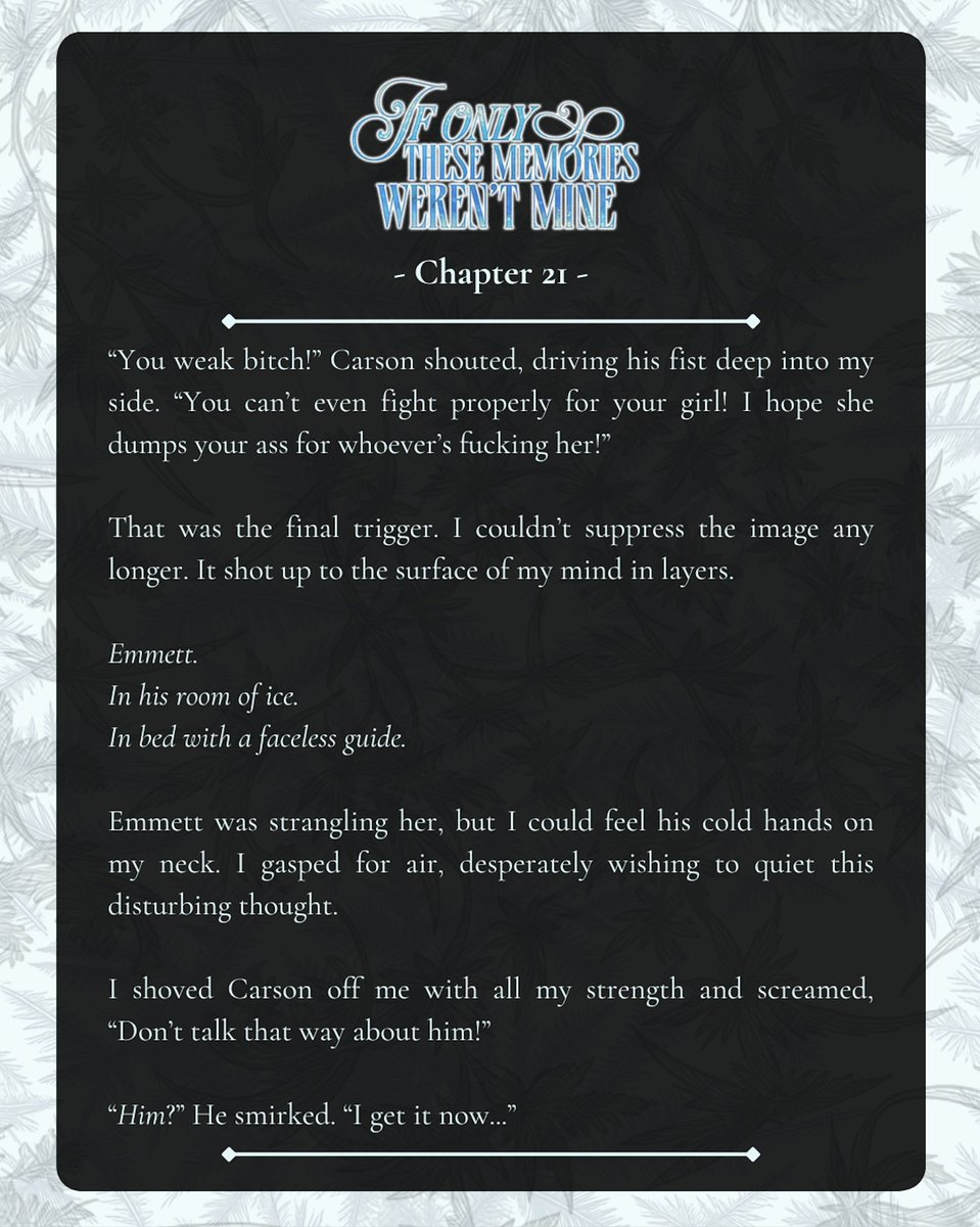 ifsallywrites's tweet photo. Chapter 21 of <If Only These Memories Weren’t Mine> is now live!

Please support the series on Tappytoon!

📖: https://t.co/NMU91PJeqW

#if_mem #bl #guideverse #webnovel https://t.co/iQkAj0nnUm