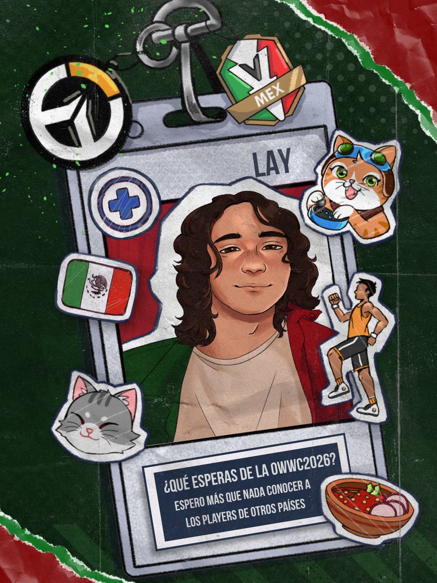 OWWCMexico's tweet photo. ¡Recibamos a @layoverwatch1!

Demostrando lo que es ser un verdadero héroe de apoyo  💪🔥🇲🇽

#OWWC2026 | #OWaLaMexicana https://t.co/fHZIIVfWMc