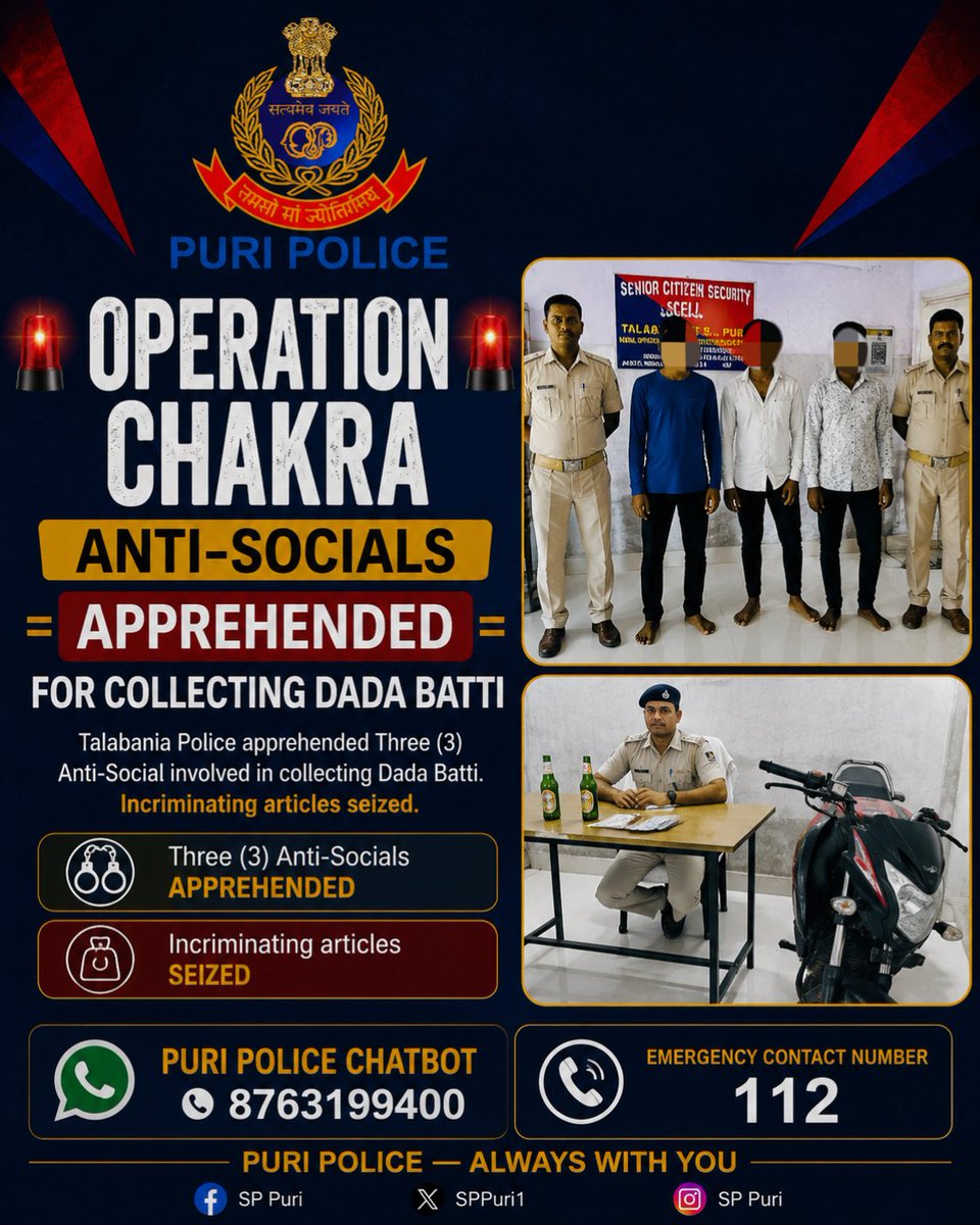 Puri Police tweet media