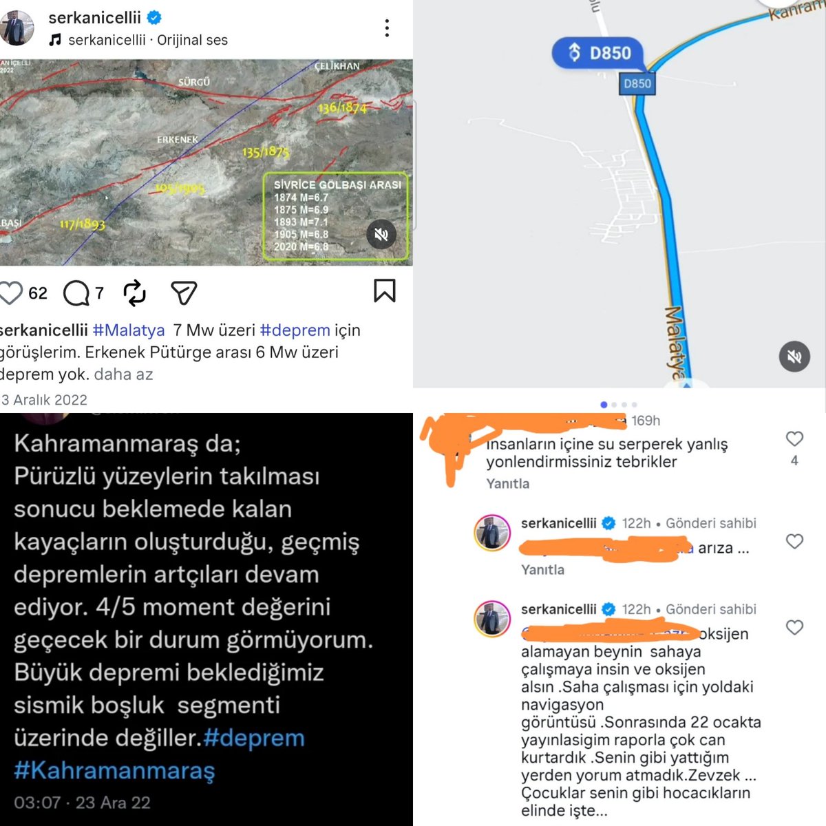 ErdemX's tweet photo. @film_adam_ @sismikveri Kaynak gostermedigi,akademik yayin mi veya amatör saha calismalarinin sonucu mu bilinmeyen ve aciklama yapmaya yetkin bir arkadas mi (reis) yoksa halki panige sevk mi kokuyor orasi ayri konu ama sonrafotodaki gbi "yayinladigim..." gibi sonuclar dogurmasin.Siz rahat uyuyorsaniz 👍 https://t.co/XD32FFhE6c