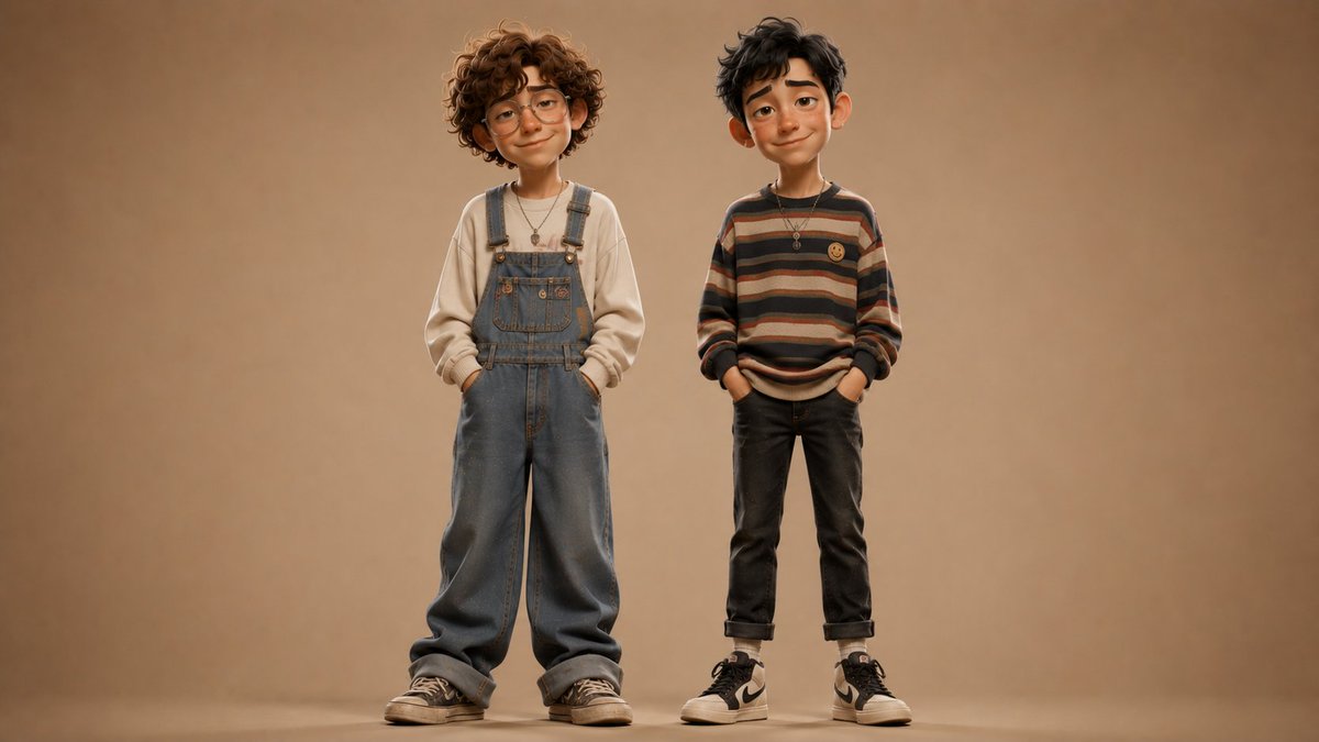 Anonymous Kids Studio Fashion Portrait