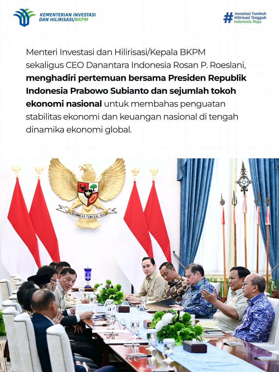 Kementerian Investasi dan Hilirisasi/BKPM tweet media