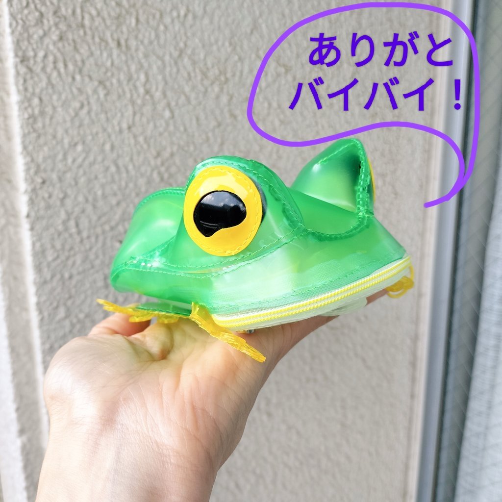 グミガエルポーチ 完売致しました！ 現在 THE STUDY ROOM上野店様開催