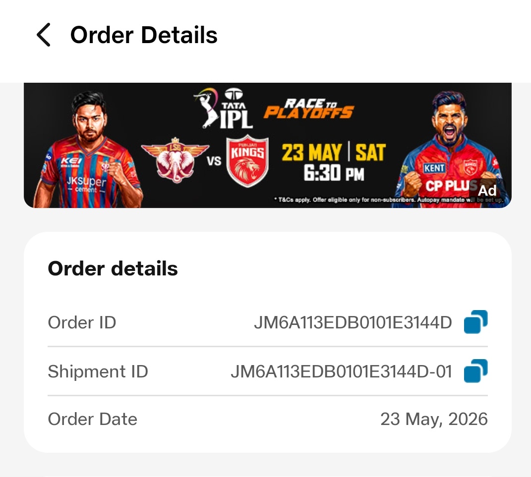 srinath0909's tweet photo. @JioMart_Support  @JioMart I placed order on 23rd May at 11 AM &amp; it’s still not delivered.This is not the “quick delivery” service u promise. I’ve already spoken to customer service twice &amp; received no proper  update Extremely disappointing service.Please deliver products ASAP https://t.co/1sCNY3AtZr