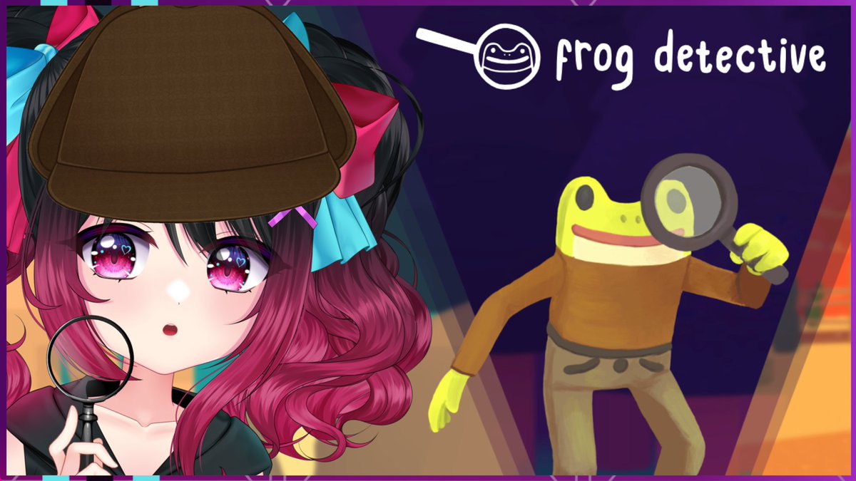 CallMeKixie's tweet photo. Thank you for visiting the stream. 💕 Thank you also to @d_jatomica, @EliseThornheart, @Minepather &amp; @SwordSaintMich1 for the raids.^^ 

We finished Frog Detective 2.  This series is adorable and I'm excited to play Frog Detective 3 in the future. 
@frogdetective https://t.co/QvQbIyAJuU