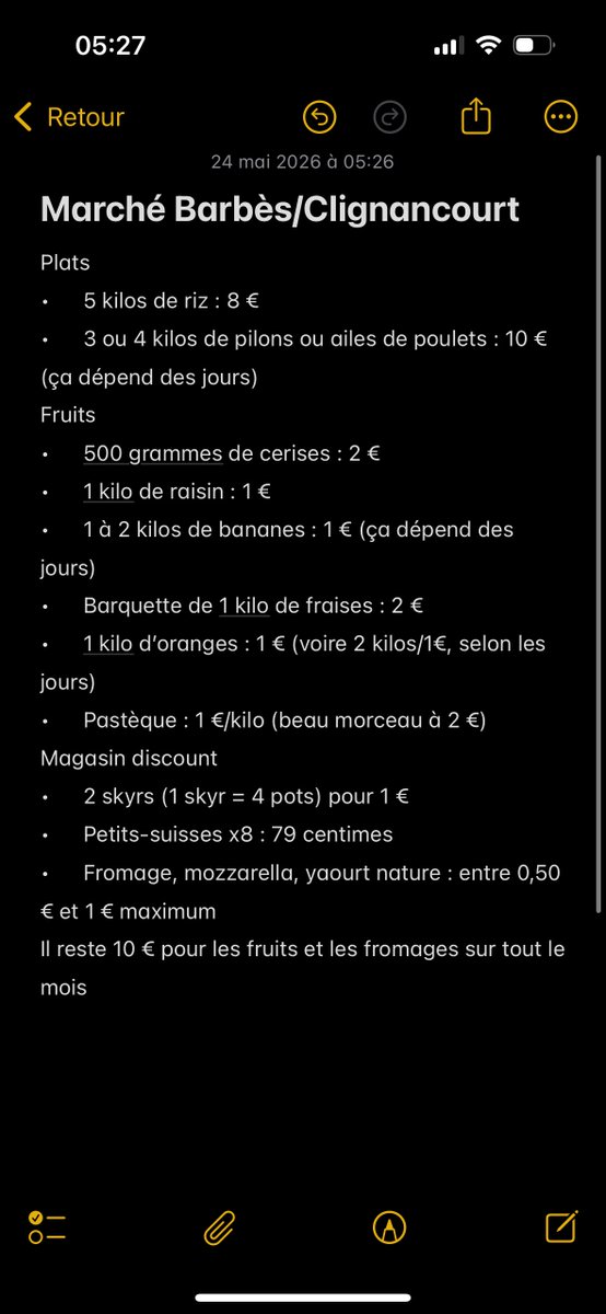 CorBash_'s tweet photo. @Edouard00573340 @LeVraiMoha Sur Paris largeeee mais je confirme faut manger full riz/pilons (2 repas easy/jour) par contre peu de légumes sauf si on reduit les fruits pour avoir pomme de terre/tomate/oignon/carotte pour la salade etc)
A 50€ on mange bien a 60€ on est riche 😂
C'est un bon budget je trouve https://t.co/0o5KtZ5txM