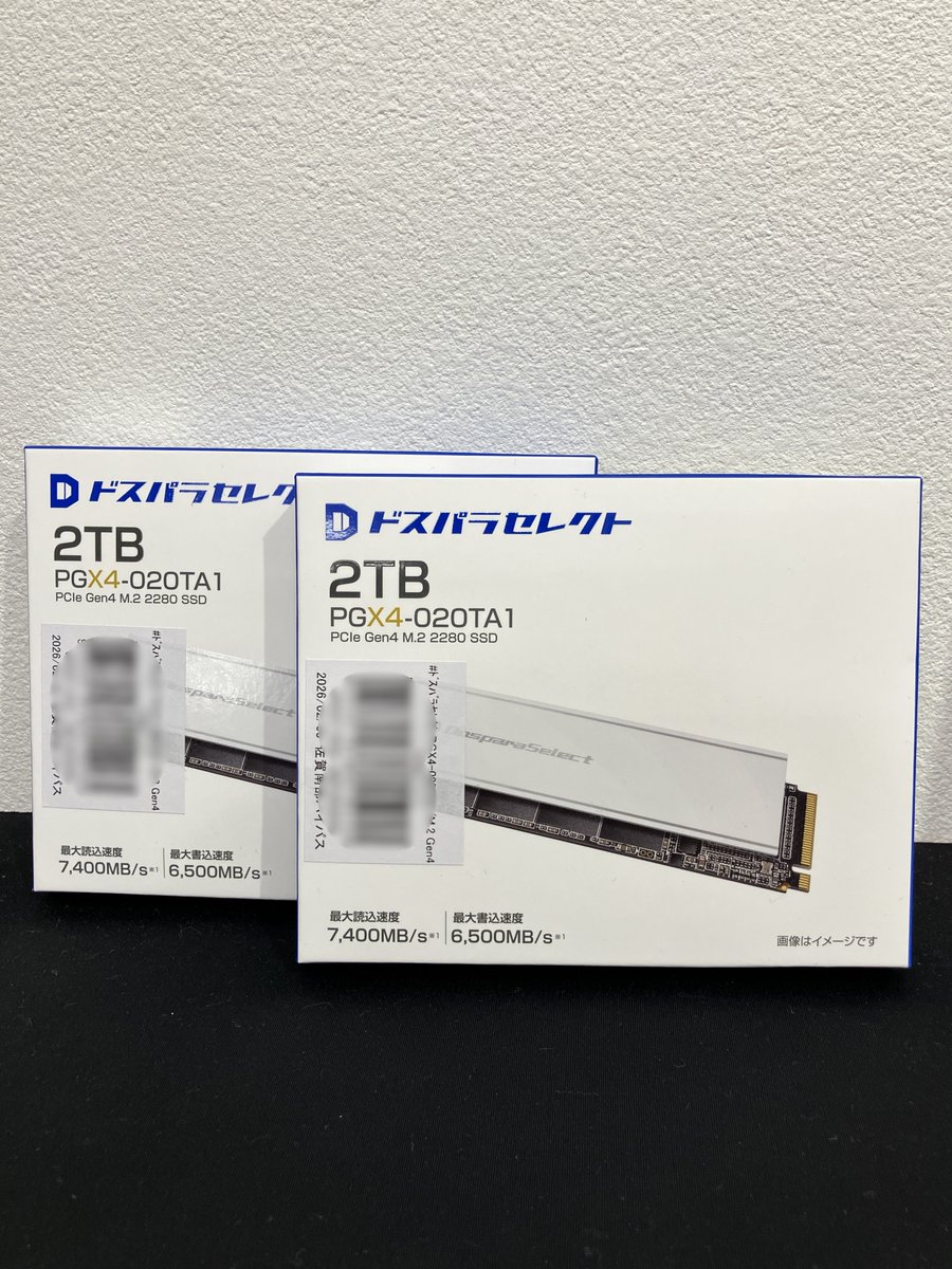 オススメパーツのご紹介】 SSD『#ドスパラセレクト PGX4-020TA1