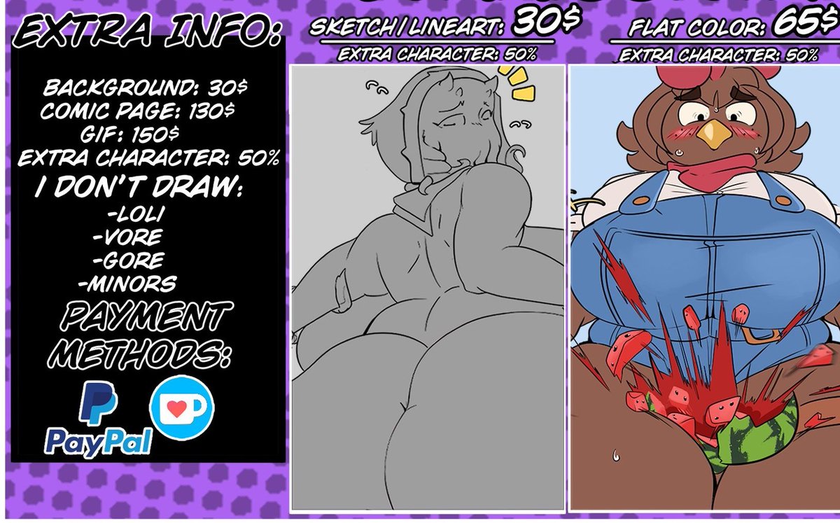 Ghost_Drawings's tweet photo. Open commissions with 30% discount (sketch and flat)
#commission #furry #furryart https://t.co/62vBNYFu4I