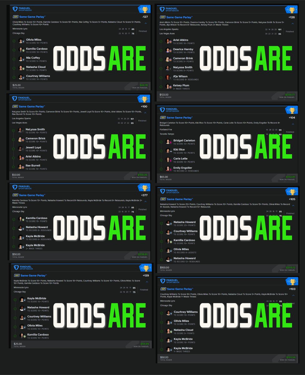 ODDS ARE: Carter Kong's LIVE Betting & Pod tweet media