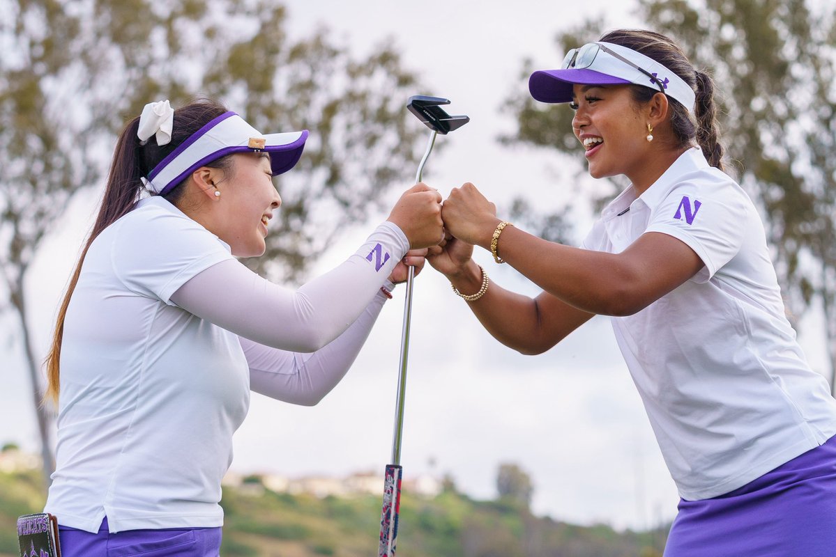 NUGolf_'s tweet photo. In the Hunt 😼

The Wildcats are currently tied for 11th ahead of tomorrow’s 54-hole cut! https://t.co/jbYzSY72pE