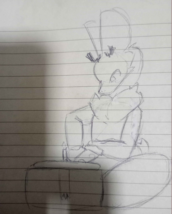 JazzedSketch's tweet photo. happy birthday to me! (doodle from work) https://t.co/79LqjChsuN