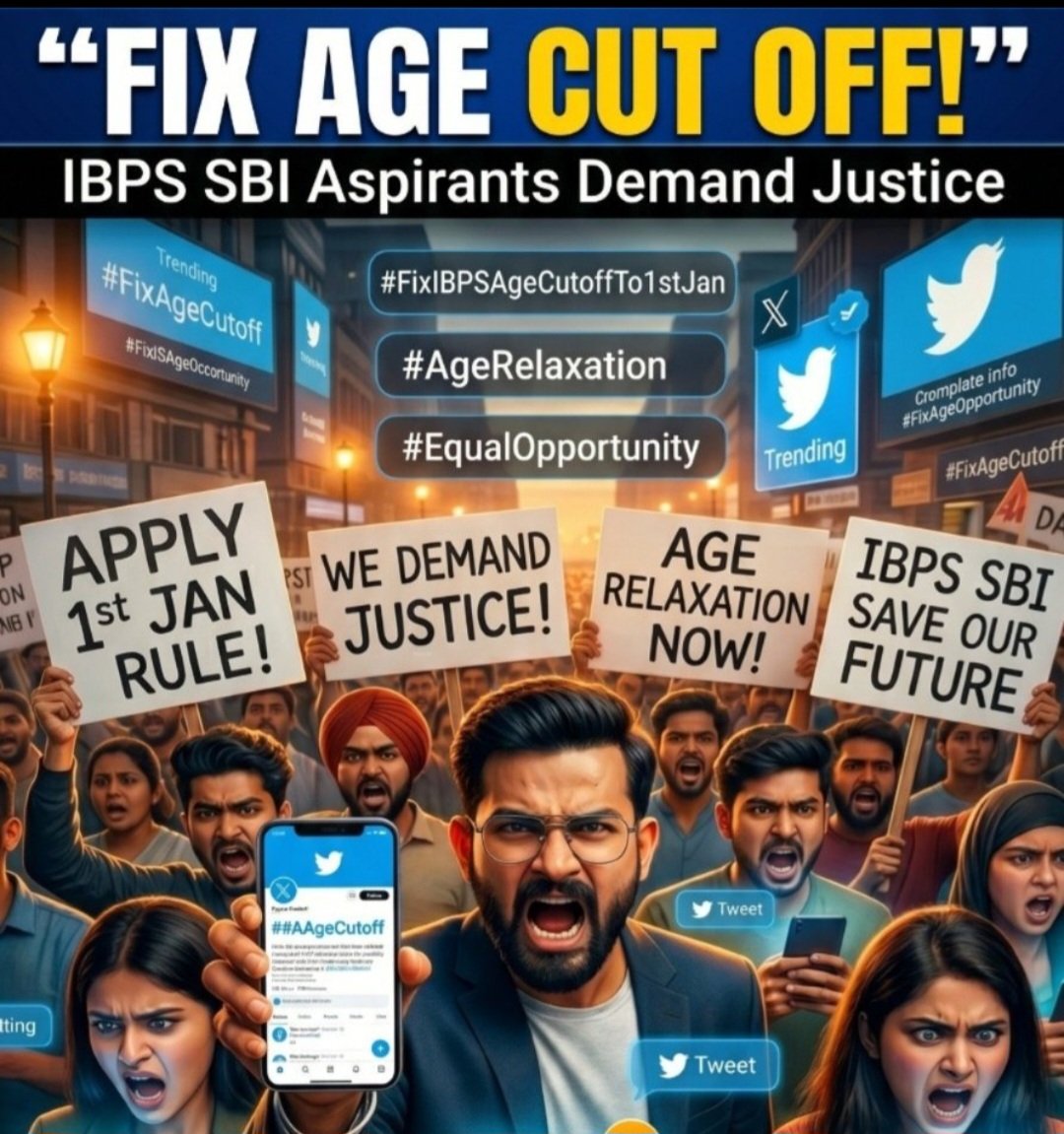 iambiswas_arya's tweet photo. We respectfully urge authorities to support deserving banking aspirants through fair and uniform eligibility reforms in IBPS exams.
@PMOIndia
 
@DFS_India
 
@FinMinIndia
 
@IBPS_official

#FixIBPSAgeCutoffTo1stJan
#AgeRelaxation
#EqualOpportunity https://t.co/Ku2aRMg13p