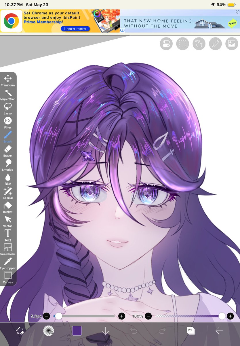 VIMI_is_real's tweet photo. I tried something new with rendering the hair…? https://t.co/Fv1SzwC1NZ
